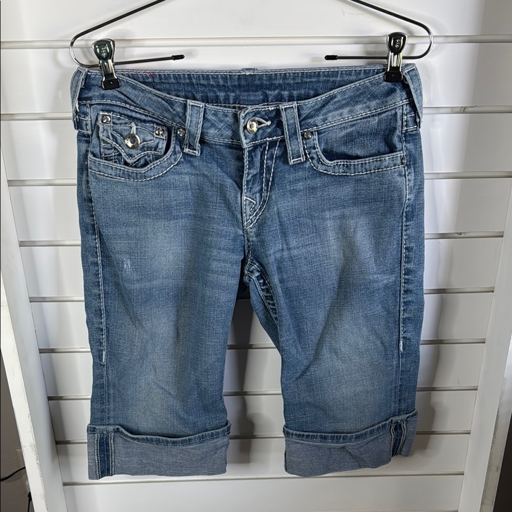 True Religion Y2K Jean Shorts 28